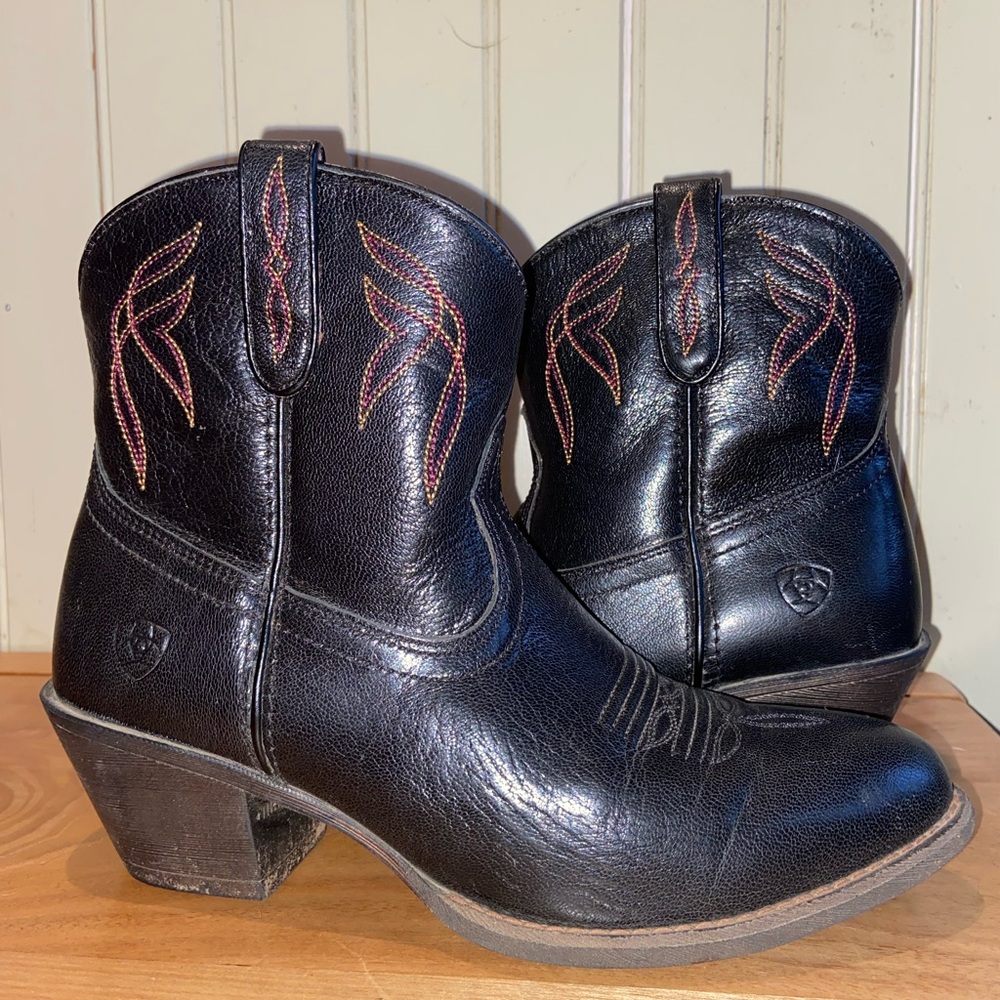 Ariat Darlin Western Boot Black Size 7.5
